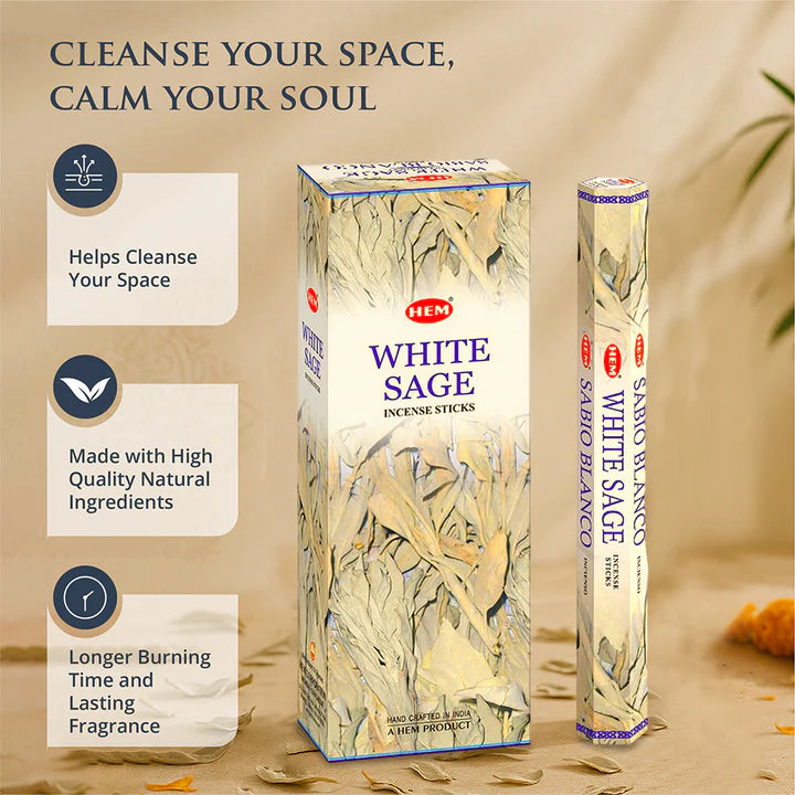 White Sage Incense Sticks