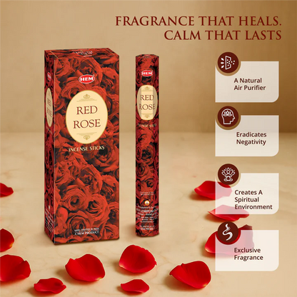 Red Rose Incense Sticks