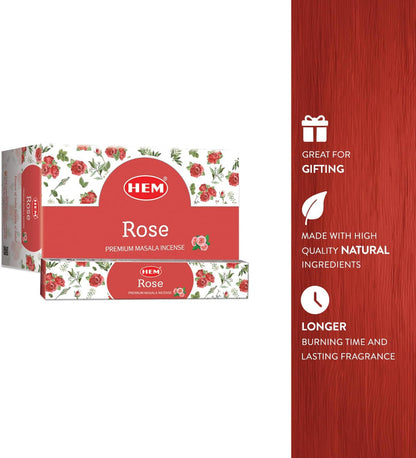 Premium Rose Incense Sticks
